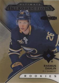 2018-19 Upper Deck Ultimate Collection - Ultimate Introductions Autographs #UI-45 Rasmus Dahlin Front