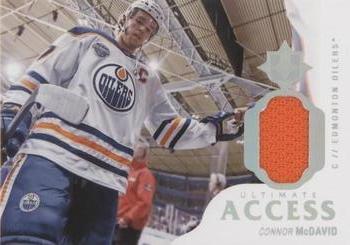 2018-19 Upper Deck Ultimate Collection - Ultimate Access Jersey #UA-CM Connor McDavid Front