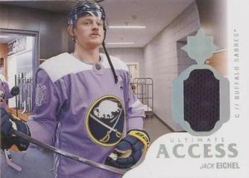 2018-19 Upper Deck Ultimate Collection - Ultimate Access Jersey #UA-JE Jack Eichel Front
