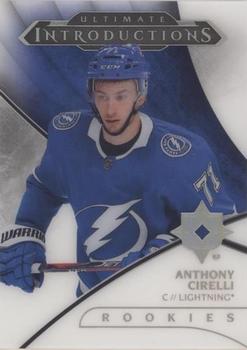 2018-19 Upper Deck Ultimate Collection - Ultimate Introductions #UI-8 Anthony Cirelli Front