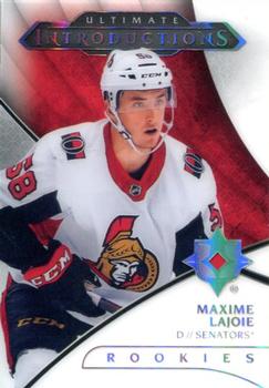 2018-19 Upper Deck Ultimate Collection - Ultimate Introductions #UI-25 Maxime Lajoie Front