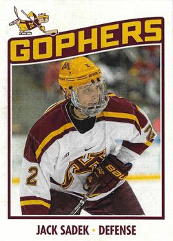 2018-19 Minnesota Golden Gophers (NCAA) #NNO Jack Sadek Front