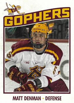 2018-19 Minnesota Golden Gophers (NCAA) #NNO Matt Denman Front