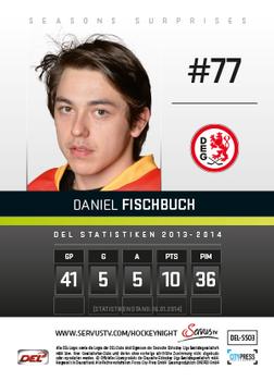 2013-14 Playercards Premium Serie Update (DEL) - Seasons Surprises #DEL-SS03 Daniel Fischbuch Back