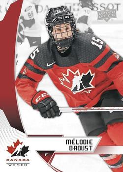 2019 Upper Deck Team Canada Juniors #43 Melodie Daoust Front
