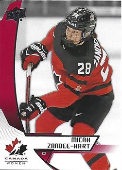 2019 Upper Deck Team Canada Juniors #59 Micah Zandee-Hart Front