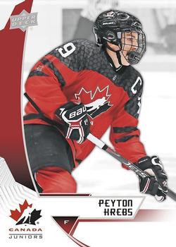 2019 Upper Deck Team Canada Juniors #73 Peyton Krebs Front