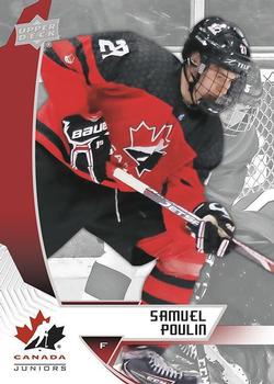 2019 Upper Deck Team Canada Juniors #75 Samuel Poulin Front