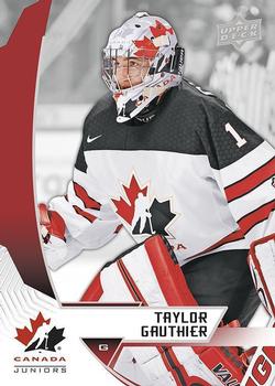 2019 Upper Deck Team Canada Juniors #83 Taylor Gauthier Front