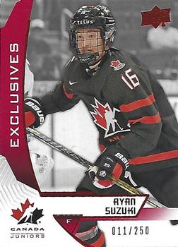 2019 Upper Deck Team Canada Juniors - Exclusives #6 Ryan Suzuki Front