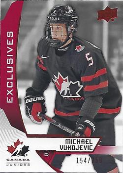 2019 Upper Deck Team Canada Juniors - Exclusives #16 Michael Vukojevic Front