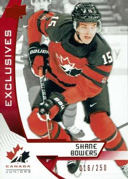 2019 Upper Deck Team Canada Juniors - Exclusives #24 Shane Bowers Front
