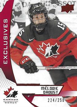 2019 Upper Deck Team Canada Juniors - Exclusives #43 Melodie Daoust Front