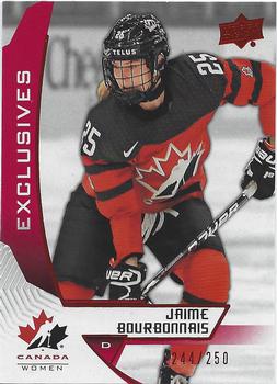 2019 Upper Deck Team Canada Juniors - Exclusives #58 Jaime Bourbonnais Front