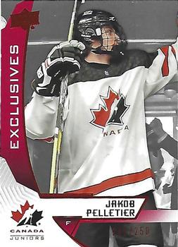 2019 Upper Deck Team Canada Juniors - Exclusives #67 Jakob Pelletier Front