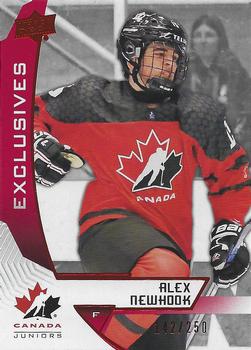 2019 Upper Deck Team Canada Juniors - Exclusives #69 Alex Newhook Front