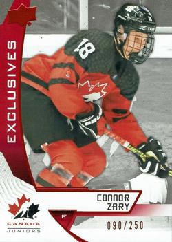 2019 Upper Deck Team Canada Juniors - Exclusives #72 Connor Zary Front