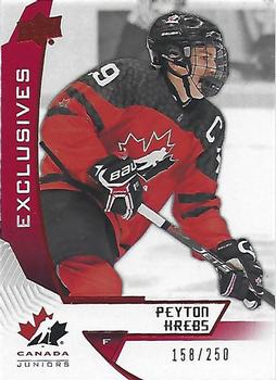 2019 Upper Deck Team Canada Juniors - Exclusives #73 Peyton Krebs Front