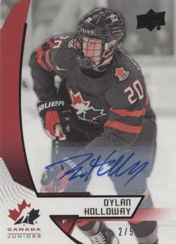 Dylan Holloway [Jersey] #TG-13C Prices, 2022 Upper Deck Trilogy  Generations