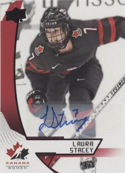 2019 Upper Deck Team Canada Juniors - Black Autographs #41 Laura Stacey Front