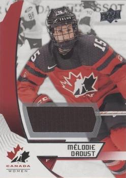 2019 Upper Deck Team Canada Juniors - Jersey Relics #43 Melodie Daoust Front