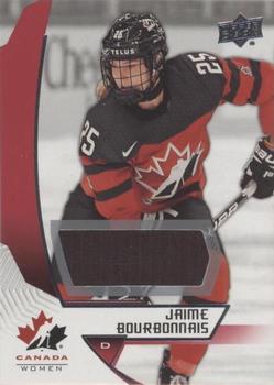 2019 Upper Deck Team Canada Juniors - Jersey Relics #58 Jaime Bourbonnais Front