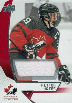 2019 Upper Deck Team Canada Juniors - Jersey Relics #73 Peyton Krebs Front