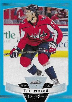 2019-20 O-Pee-Chee - Blue Border #13 T.J. Oshie Front