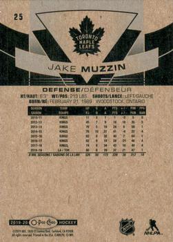 2019-20 O-Pee-Chee - Blue Border #25 Jake Muzzin Back