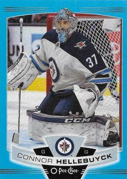 2019-20 O-Pee-Chee - Blue Border #79 Connor Hellebuyck Front