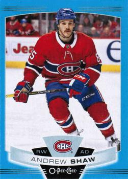 2019-20 O-Pee-Chee - Blue Border #86 Andrew Shaw Front