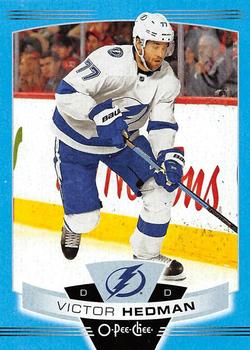 2019-20 O-Pee-Chee - Blue Border #110 Victor Hedman Front