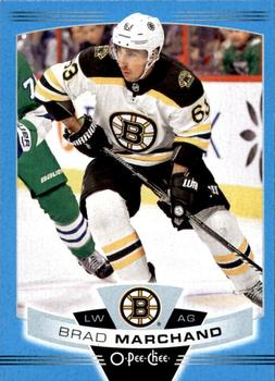 2019-20 O-Pee-Chee - Blue Border #279 Brad Marchand Front