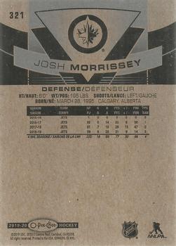 2019-20 O-Pee-Chee - Blue Border #321 Josh Morrissey Back