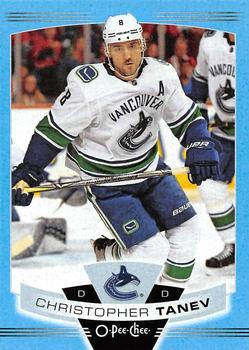 2019-20 O-Pee-Chee - Blue Border #362 Christopher Tanev Front