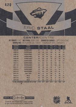 2019-20 O-Pee-Chee - Blue Border #420 Eric Staal Back
