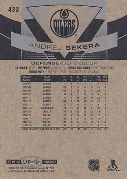 2019-20 O-Pee-Chee - Blue Border #483 Andrej Sekera Back