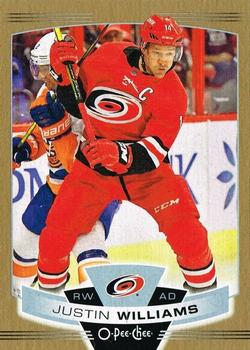 2019-20 O-Pee-Chee - Gold Border #54 Justin Williams Front