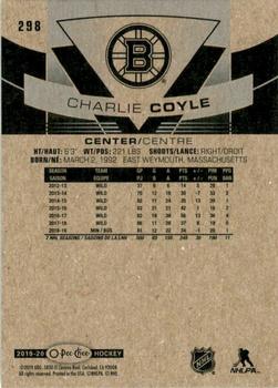 2019-20 O-Pee-Chee - Gold Border #298 Charlie Coyle Back