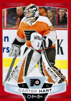 2019-20 O-Pee-Chee - Red Border #64 Carter Hart Front
