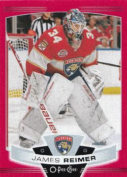 2019-20 O-Pee-Chee - Red Border #215 James Reimer Front
