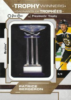 2019-20 O-Pee-Chee - Trophy Patches #P-13 Patrice Bergeron Front