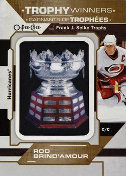 2019-20 O-Pee-Chee - Trophy Patches #P-18 Rod Brind'Amour Front
