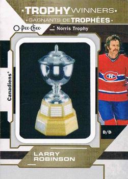 2019-20 O-Pee-Chee - Trophy Patches #P-55 Larry Robinson Front