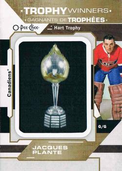 2019-20 O-Pee-Chee - Trophy Patches #P-70 Jacques Plante Front