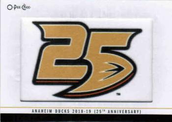 2019-20 O-Pee-Chee - Team Logo Patches #330 Anaheim Ducks Front