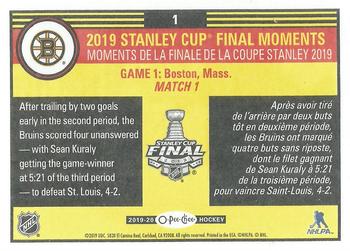 2019-20 O-Pee-Chee - 2019 Stanley Cup Final Moments #1 Sean Kuraly Back