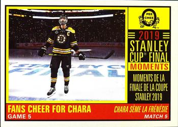 2019-20 O-Pee-Chee - 2019 Stanley Cup Final Moments #5 Zdeno Chara Front