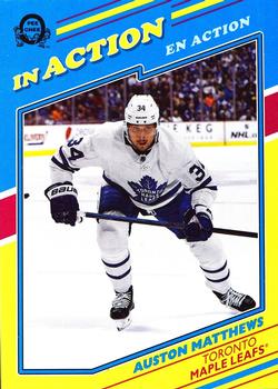 2019-20 O-Pee-Chee - In Action #L-5 Auston Matthews Front