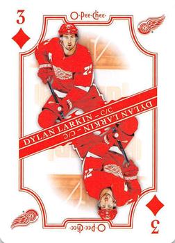 2019-20 O-Pee-Chee - Playing Cards #3♦ Dylan Larkin Front